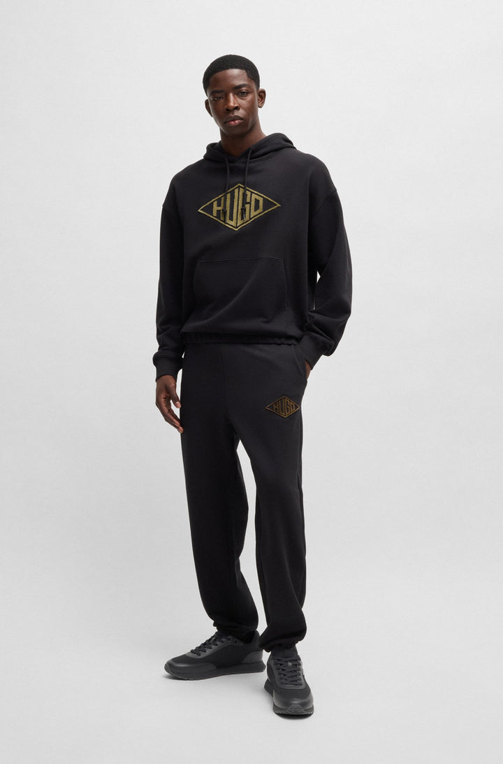 HUGO Sneakers  in Polyester Mix - ICELIN_RUNN_KNPU 10216850 01-50541682- Concorde Fashion#color_black-002