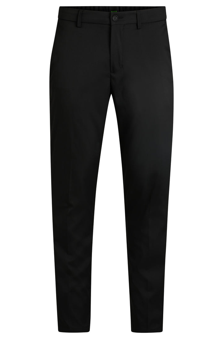 BOSS Trousers Regular Fit in Polyester - T_PHOENIX-REG 10219140 01-50495488- Concorde Fashion#color_black-001