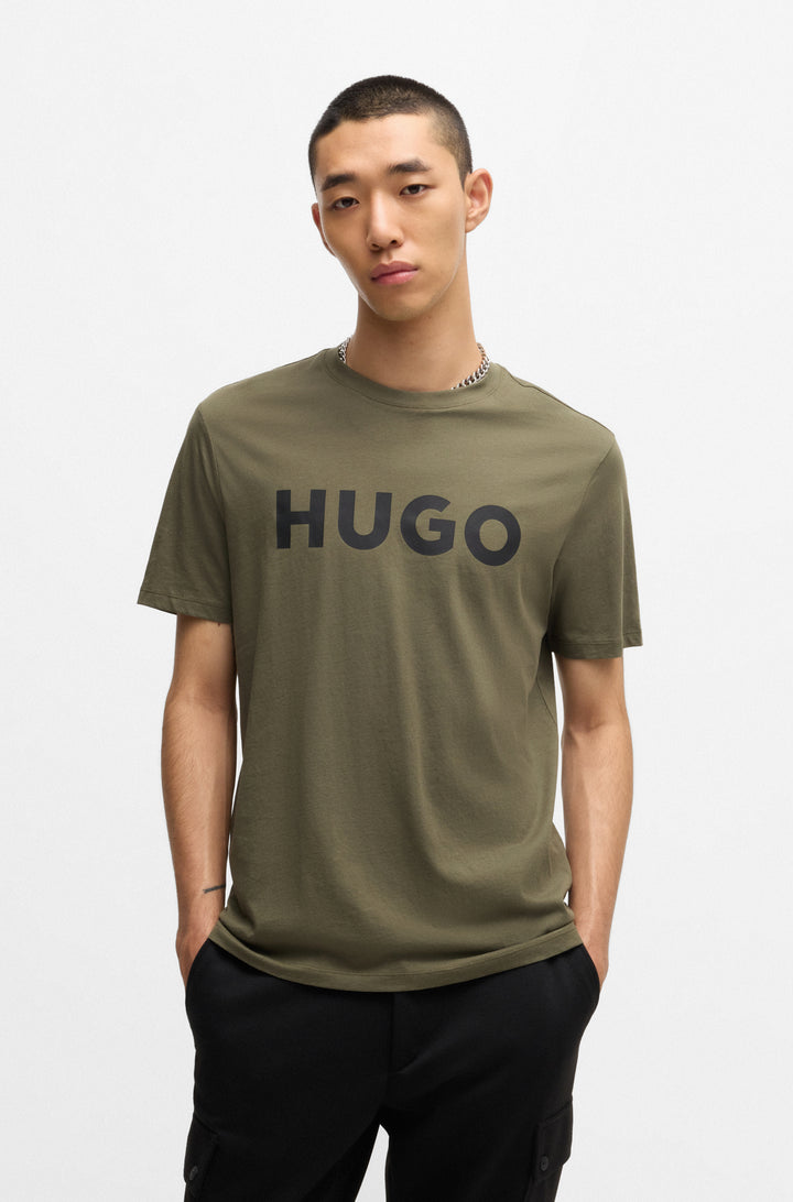HUGO T-Shirts Regular Fit in Cotton - DULIVIO 10229761 01-50467556- Concorde Fashion#color_beige-257
