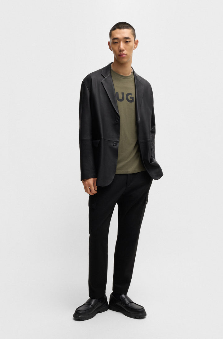 HUGO T-Shirts Regular Fit in Cotton - DULIVIO 10229761 01-50467556- Concorde Fashion#color_beige-257