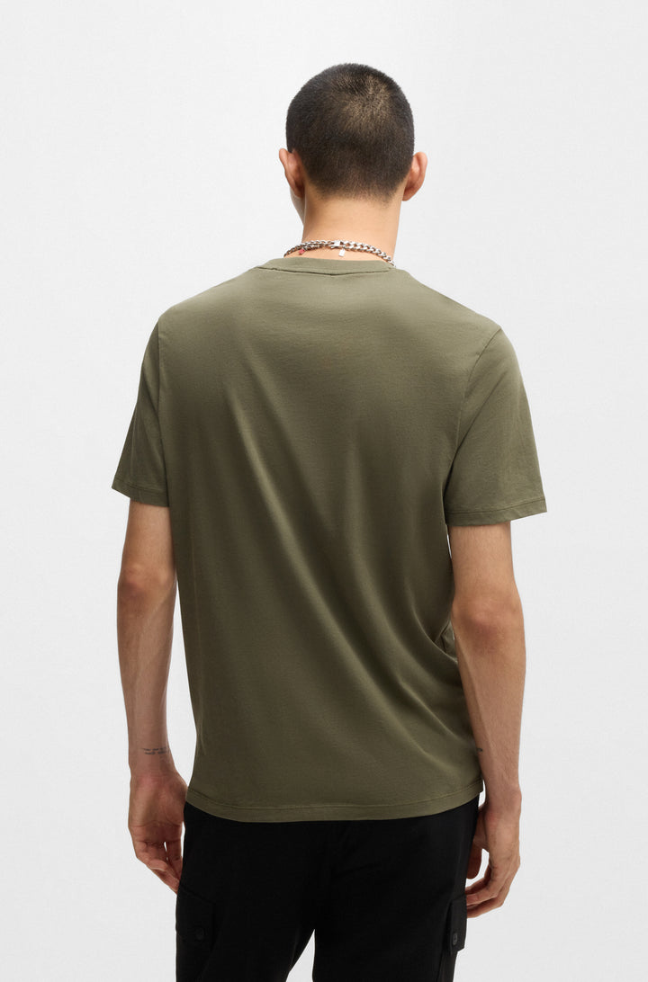 HUGO T-Shirts Regular Fit in Cotton - DULIVIO 10229761 01-50467556- Concorde Fashion#color_beige-257