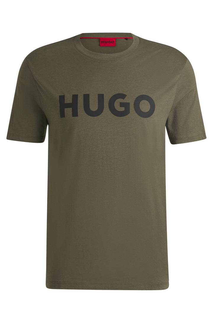 HUGO T-Shirts Regular Fit in Cotton - DULIVIO 10229761 01-50467556- Concorde Fashion#color_beige-257