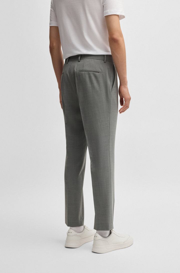BOSS Trousers  in Polyester Mix - H-GENIUS-DTL-WG-251 10230447 01-50534908- Concorde Fashion#color_grey-021