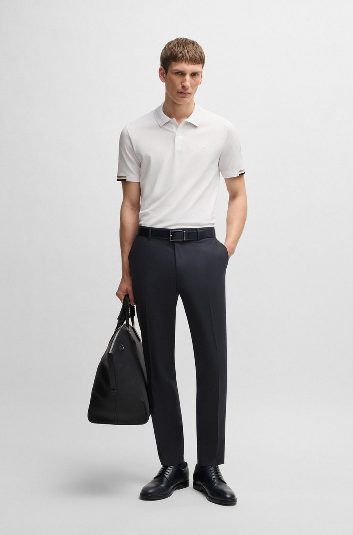 BOSS Trousers Slim Fit - H-GENIUS-DTL-WG-252 50540014- Concorde Fashion#color_navy-404