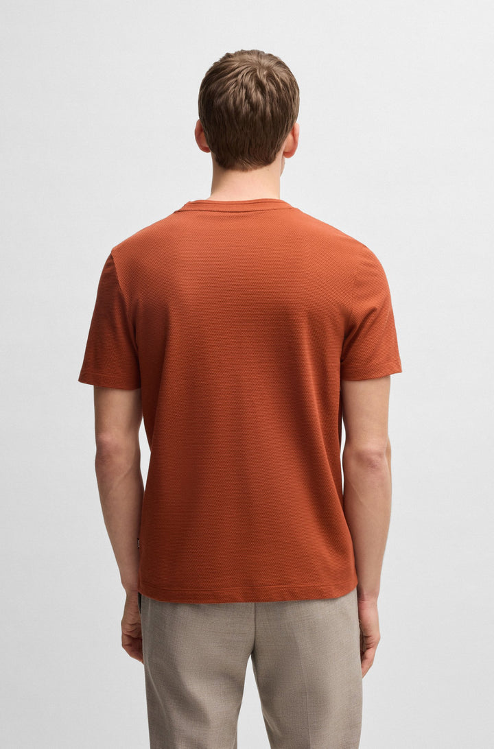 BOSS T-Shirts Regular Fit in Cotton Mix - TIBURT 240 10231018 01-50452680- Concorde Fashion#color_orange-806