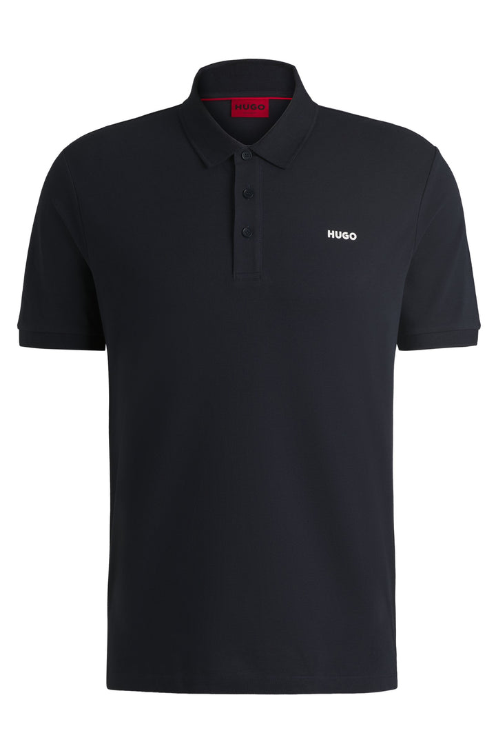 HUGO Polos Regular Fit in Cotton - DONOS222 10231467 01-50466182- Concorde Fashion#color_navy-407