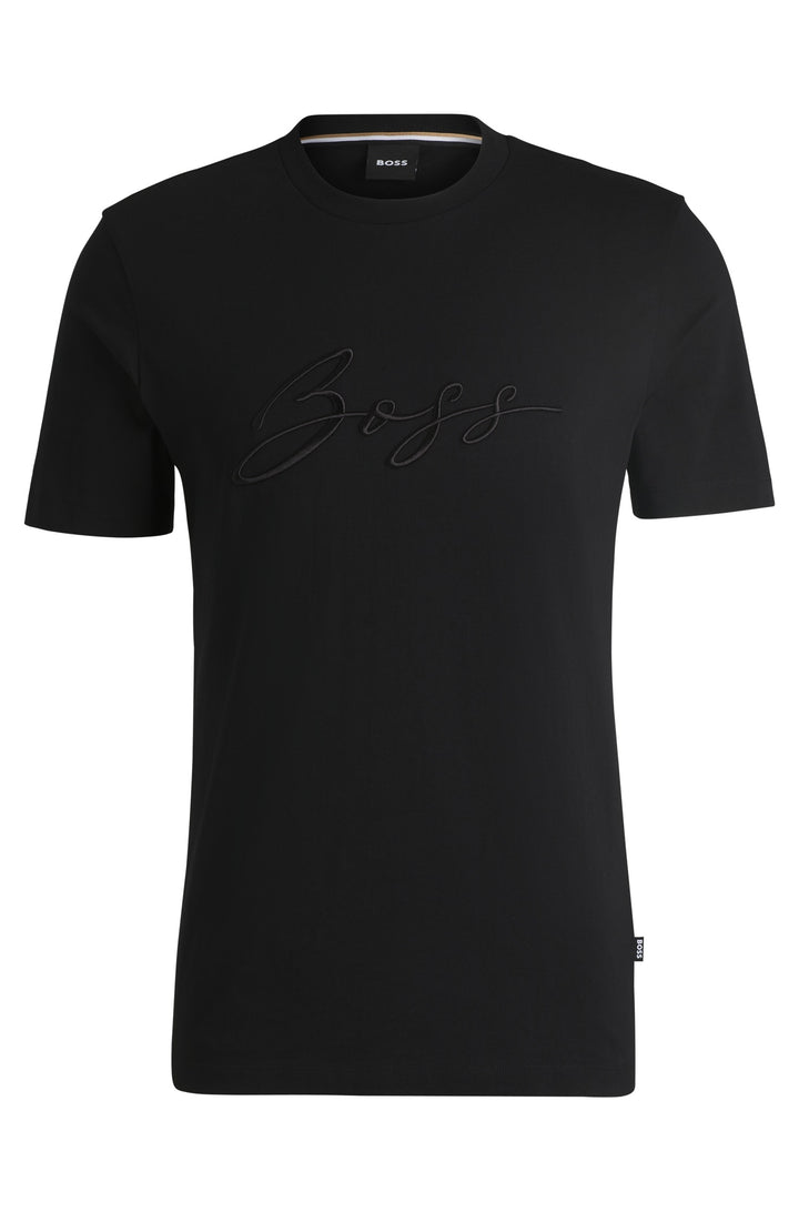 BOSS T-Shirts Regular Fit in Cotton - C-THOMPSON 70 10236129 01-50531309- Concorde Fashion#color_black-001