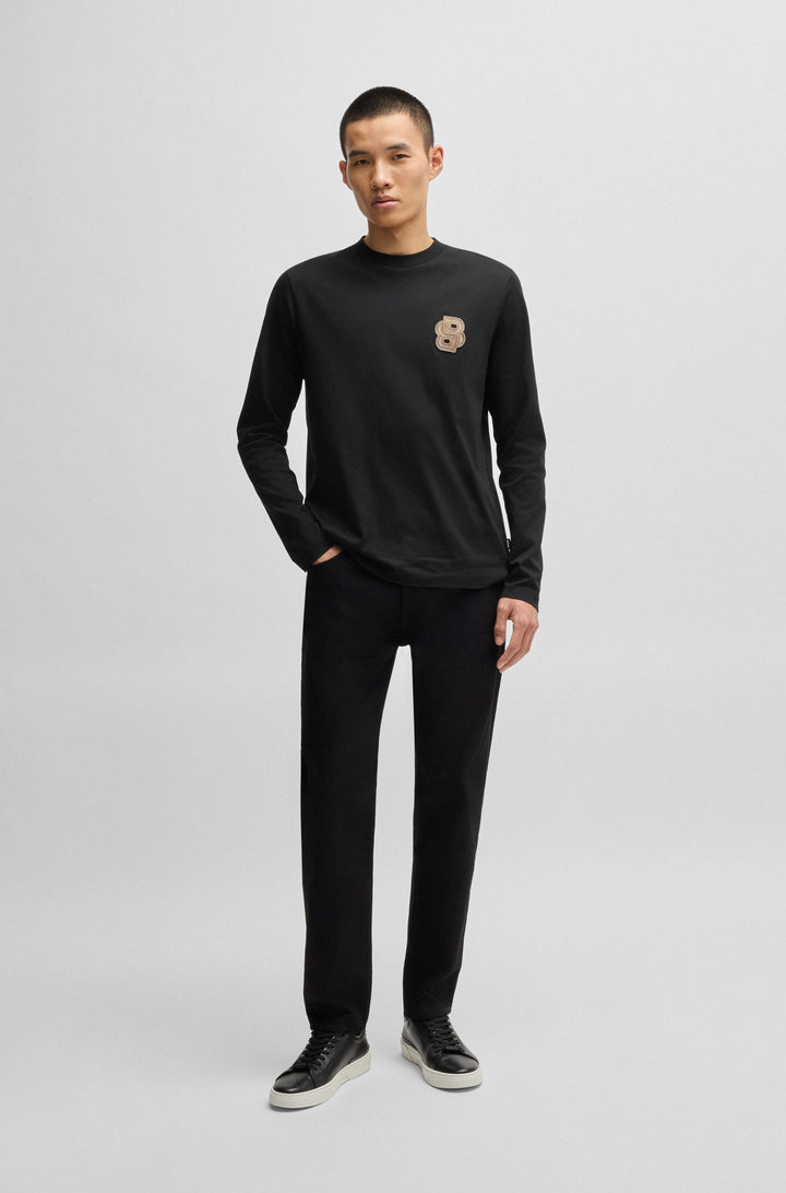 BOSS T-Shirts Regular Fit in Cotton - C-TALLEY 10238361 01-50533813- Concorde Fashion#color_black-001