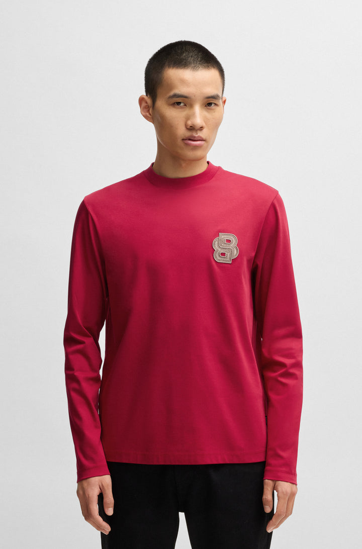 BOSS T-Shirts Regular Fit in Cotton - C-TALLEY 10238361 01-50533813- Concorde Fashion#color_red-629