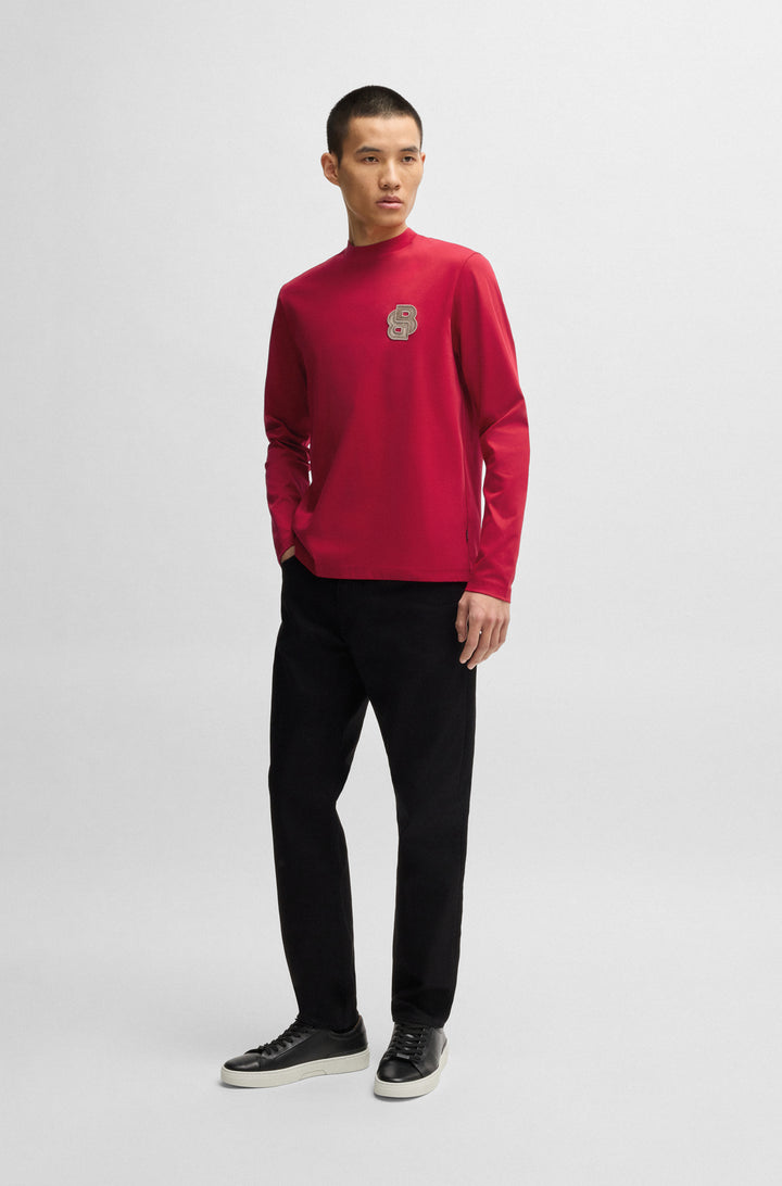 BOSS T-Shirts Regular Fit in Cotton - C-TALLEY 10238361 01-50533813- Concorde Fashion#color_red-629