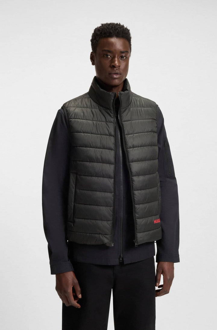 HUGO Vests Regular Fit - BRENTINO2521 50544544- Concorde Fashion#color_black-001