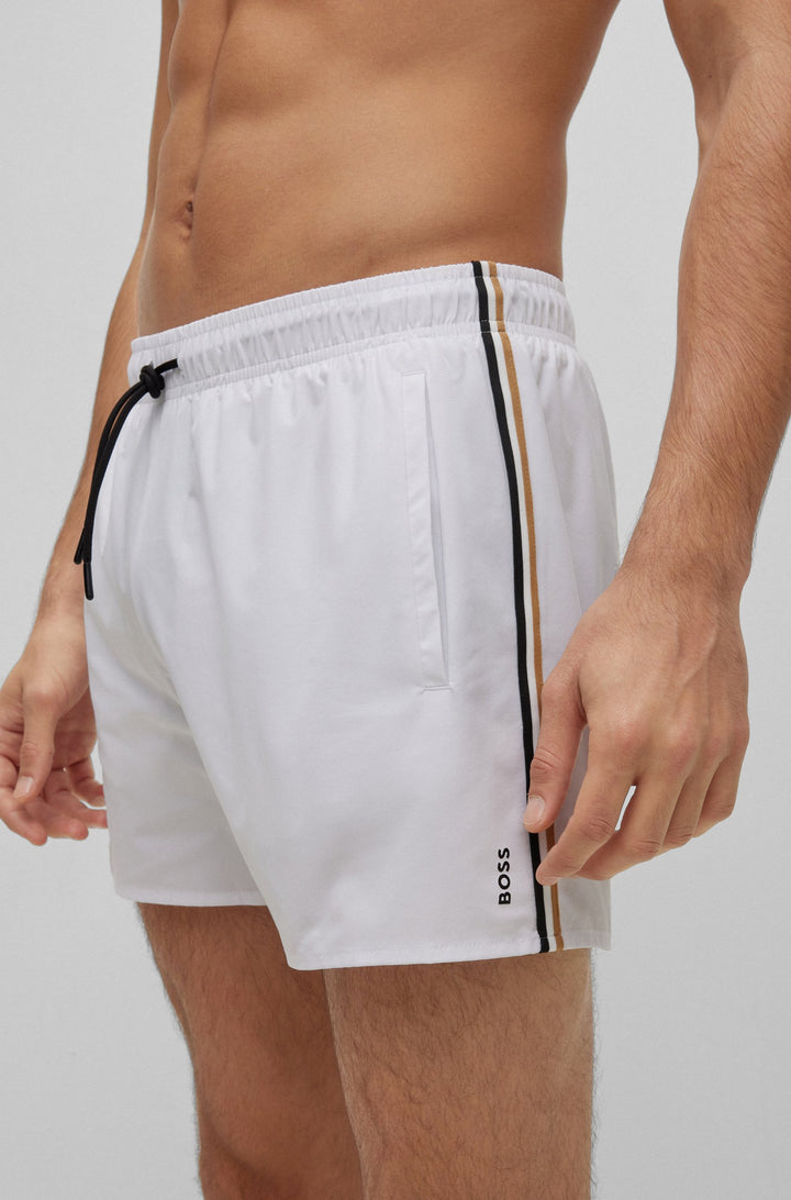BOSS  Shorts in Polyester - ICONIC 10239741 01-50491594- Concorde Fashion#color_white-100