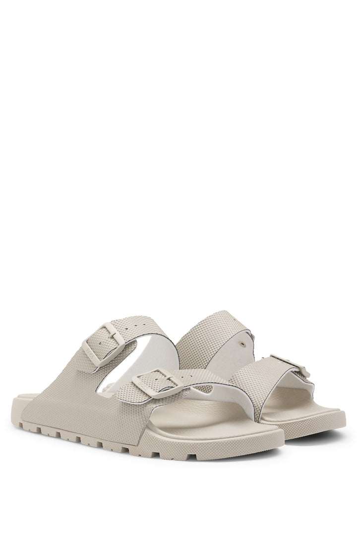 BOSS Sandals Standard Sole in Leather - SURFLEY_SAND_DMPR_N 10240283 01-50505540- Concorde Fashion#color_beige-275