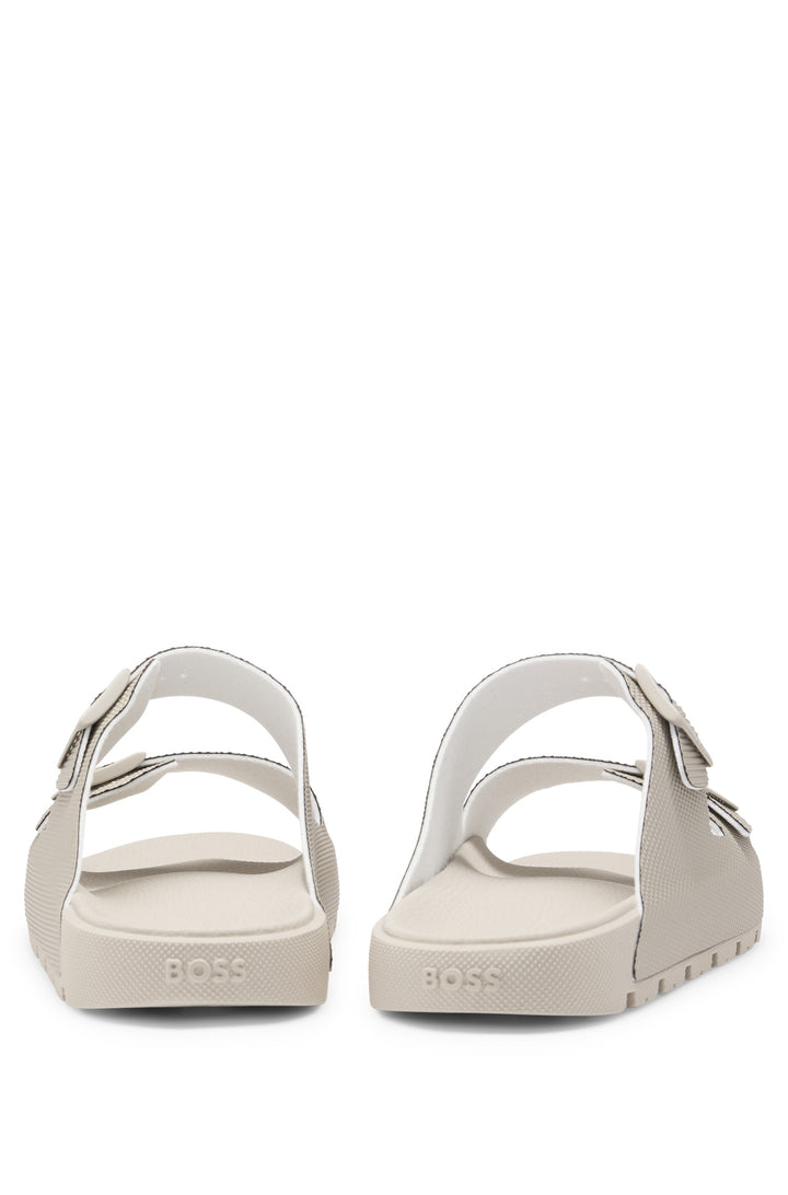 BOSS Sandals Standard Sole in Leather - SURFLEY_SAND_DMPR_N 10240283 01-50505540- Concorde Fashion#color_beige-275