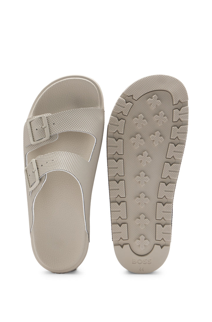 BOSS Sandals Standard Sole in Leather - SURFLEY_SAND_DMPR_N 10240283 01-50505540- Concorde Fashion#color_beige-275