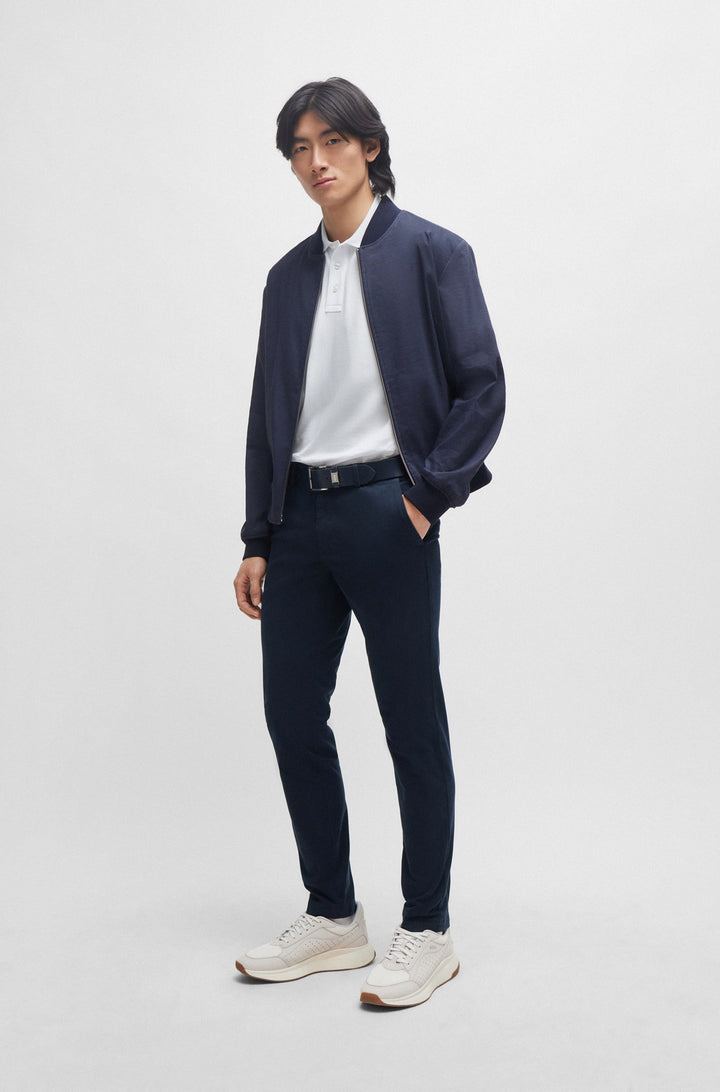 BOSS Polos Regular Fit in Cotton - PARLAY 190 10241531 01-50494697- Concorde Fashion#color_white-101