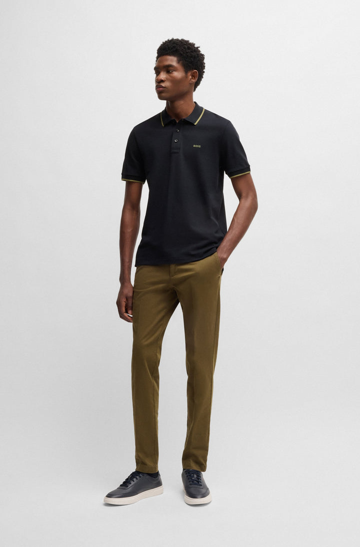 BOSS Polos Regular Fit in Cotton - PARLAY 190 10241531 01-50494697- Concorde Fashion#color_navy-410