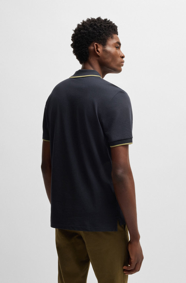 BOSS Polos Regular Fit in Cotton - PARLAY 190 10241531 01-50494697- Concorde Fashion#color_navy-410
