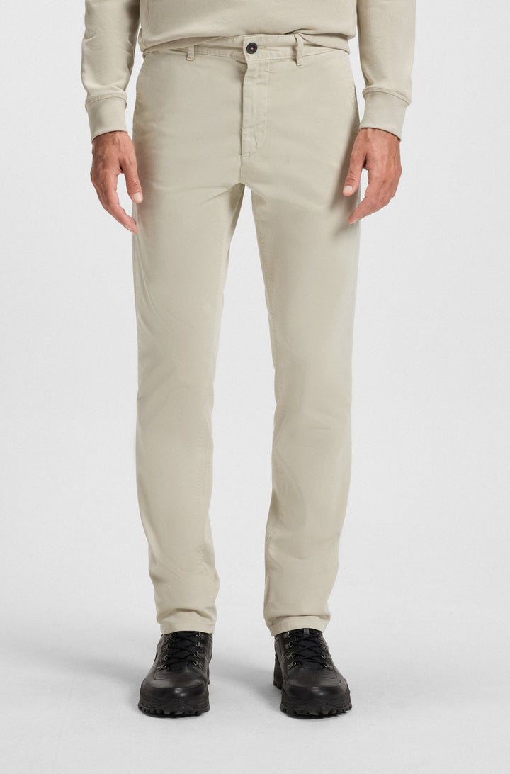 BOSS Trousers Slim Fit in Cotton Mix - CHINO_SLIM 10242156 01-50510933- Concorde Fashion#color_beige-271