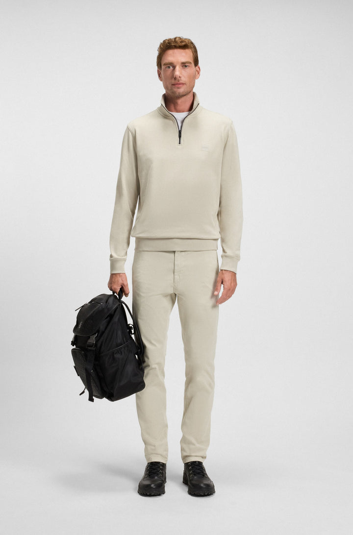 BOSS Trousers Slim Fit in Cotton Mix - CHINO_SLIM 10242156 01-50510933- Concorde Fashion#color_beige-271