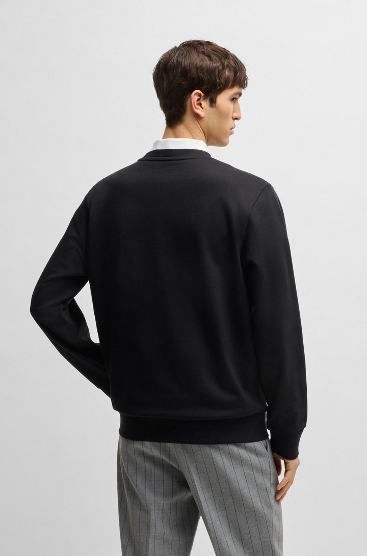 BOSS Sweatshirts Relaxed Fit in Cotton - C-SOLERI 70 10242373 01-50531310- Concorde Fashion#color_black-001