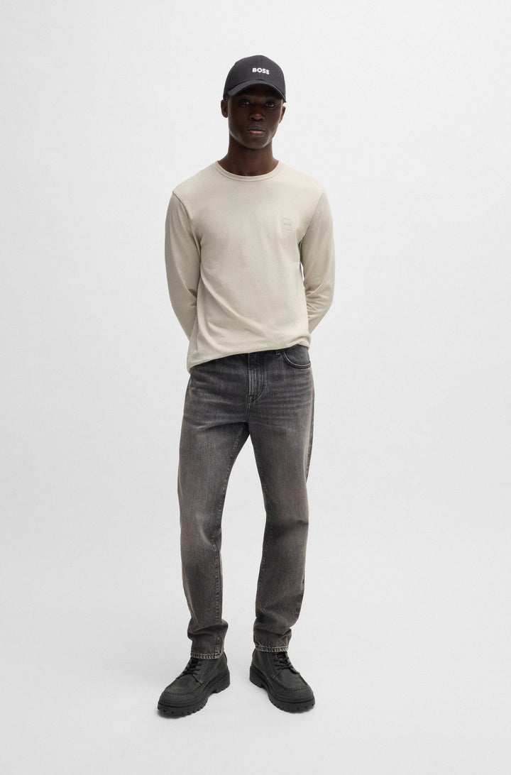 BOSS T-Shirts Regular Fit in Cotton - TACKS 10242631 02-50512111- Concorde Fashion#color_beige-271