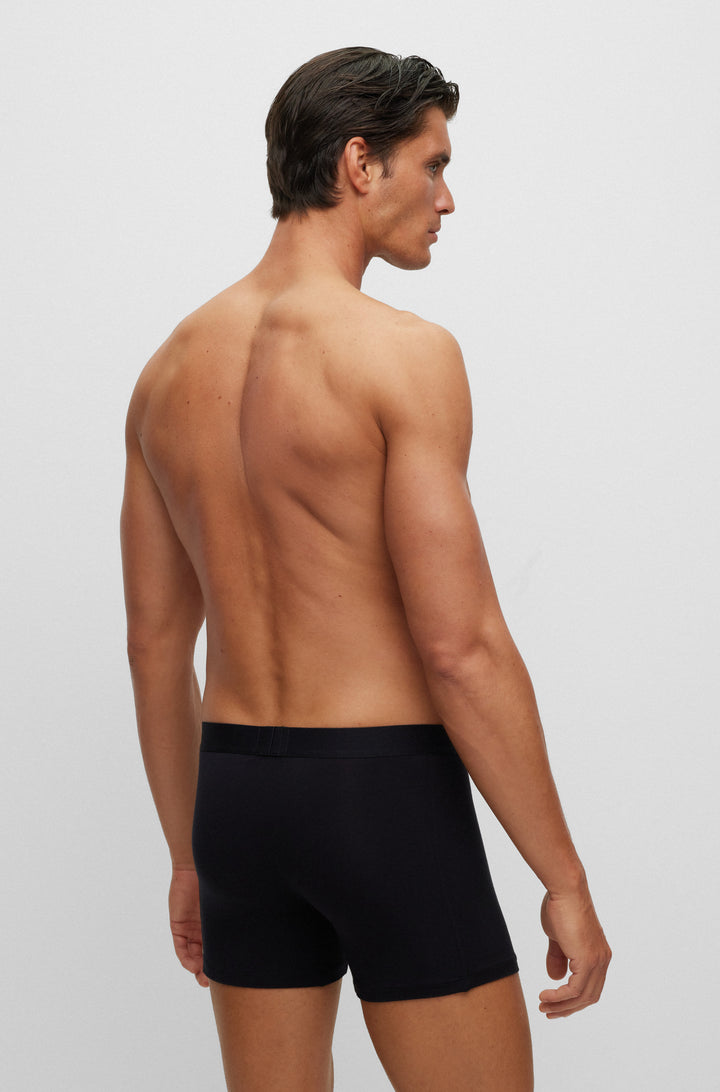 BOSS Boxers  in synthetic - BOXERBR 2P ULTRASOFT 10243713 01-50475677- Concorde Fashion#color_black-001
