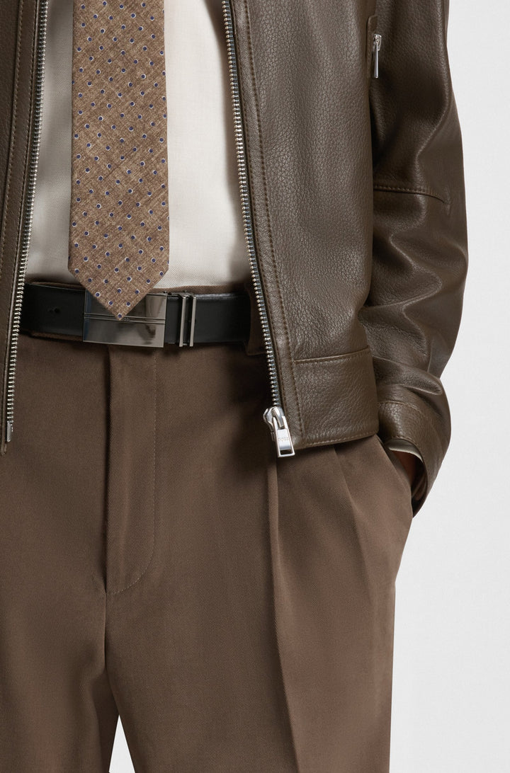 BOSS Belts  in Leather - GOMERO_GB35_PP 10245669 01-50537099- Concorde Fashion#color_black-004