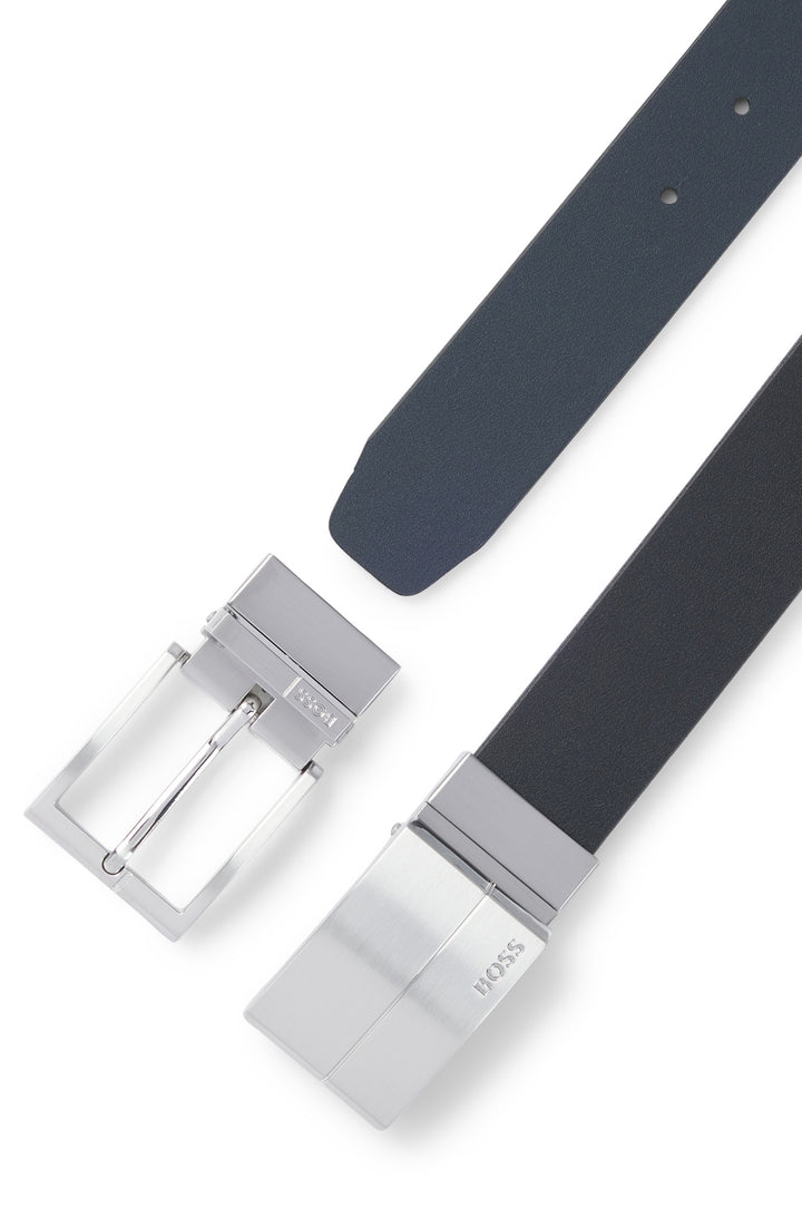 BOSS Belts  in Leather - GEPPY-SOFT_GB35_PP 10245738 01-50537100- Concorde Fashion#color_black-004