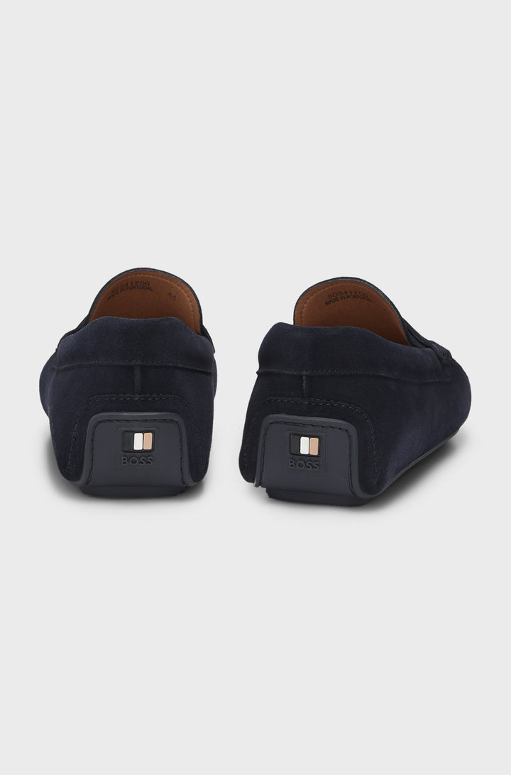 BOSS Casual Shoes  in Leather - NOEL_MOCC_SDPEB 10247967 01-50541750- Concorde Fashion#color_navy-401