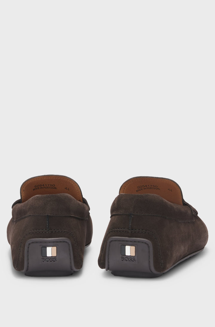 BOSS Casual Shoes  in Leather - NOEL_MOCC_SDPEB 10247967 01-50541750- Concorde Fashion#color_brown-201