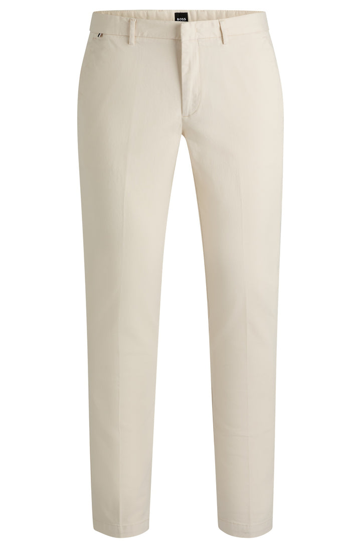 BOSS Chinos Slim Fit in Cotton Mix - KAITO1 10248208 01-50487966- Concorde Fashion#color_white-131