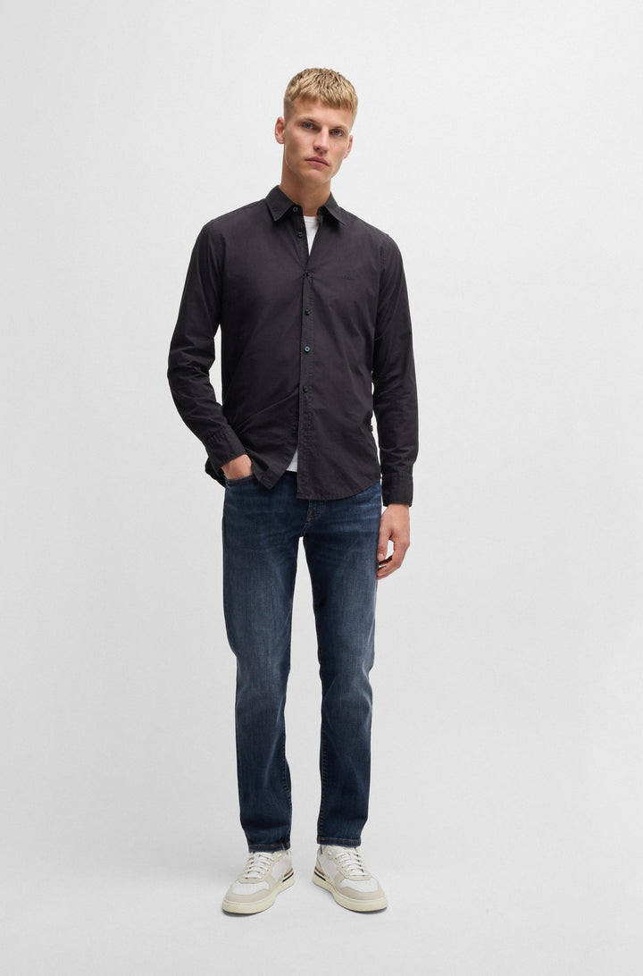 BOSS Jeans Regular Fit in Cotton Mix - RE.MAINE BO 10248328 01-50532533- Concorde Fashion#color_blue-422