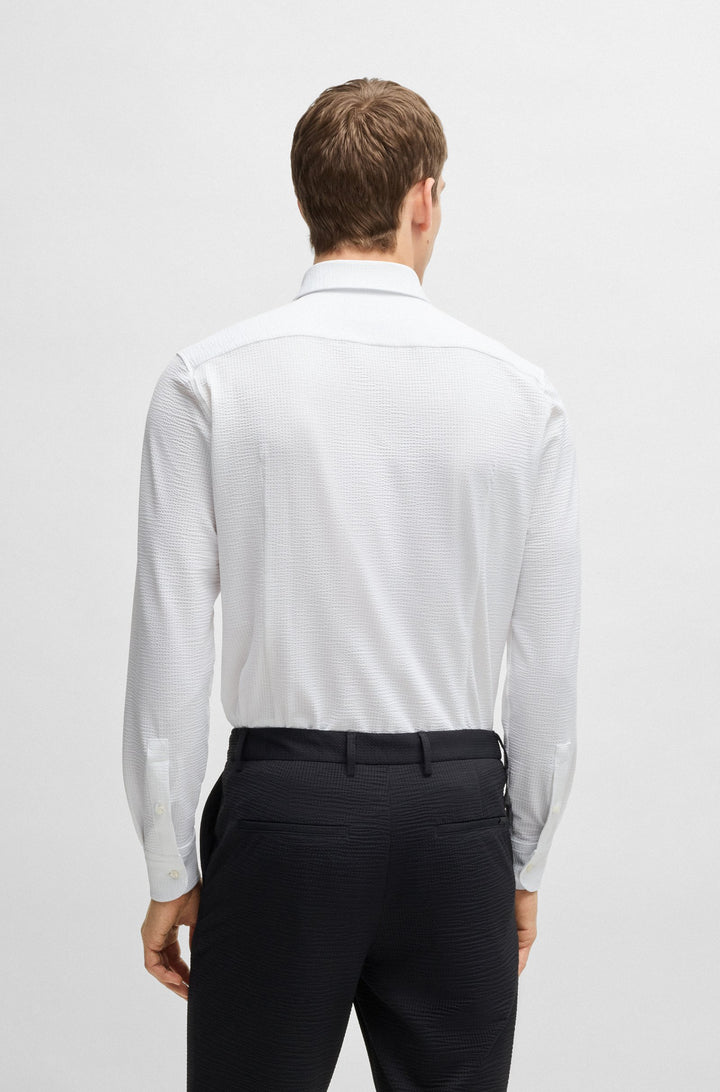 BOSS Formal Shirts Slim Fit - P-HANK-KENT-C1-222 50539858- Concorde Fashion#color_white-100