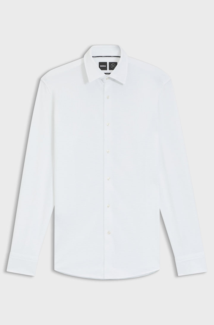 BOSS Formal Shirts Slim Fit - P-HANK-KENT-C1-222 50539858- Concorde Fashion#color_white-100