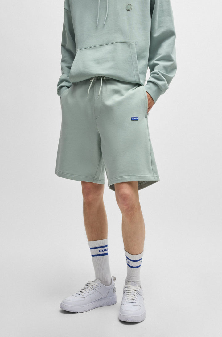 HUGO Shorts Regular Fit in Cotton - NASENSIO 10249110 01-50522364- Concorde Fashion#color_green-338