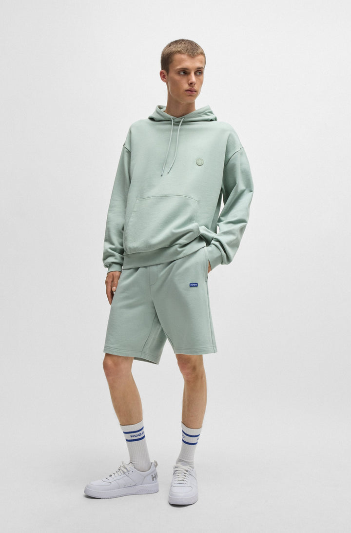 HUGO Shorts Regular Fit in Cotton - NASENSIO 10249110 01-50522364- Concorde Fashion#color_green-338