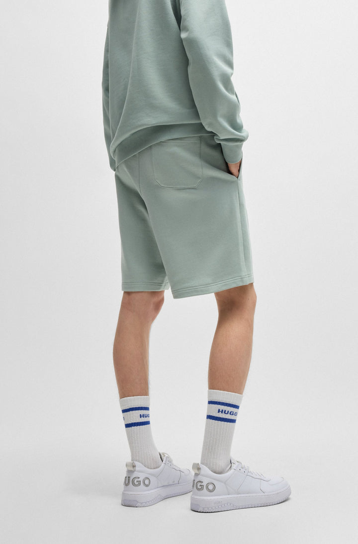 HUGO Shorts Regular Fit in Cotton - NASENSIO 10249110 01-50522364- Concorde Fashion#color_green-338