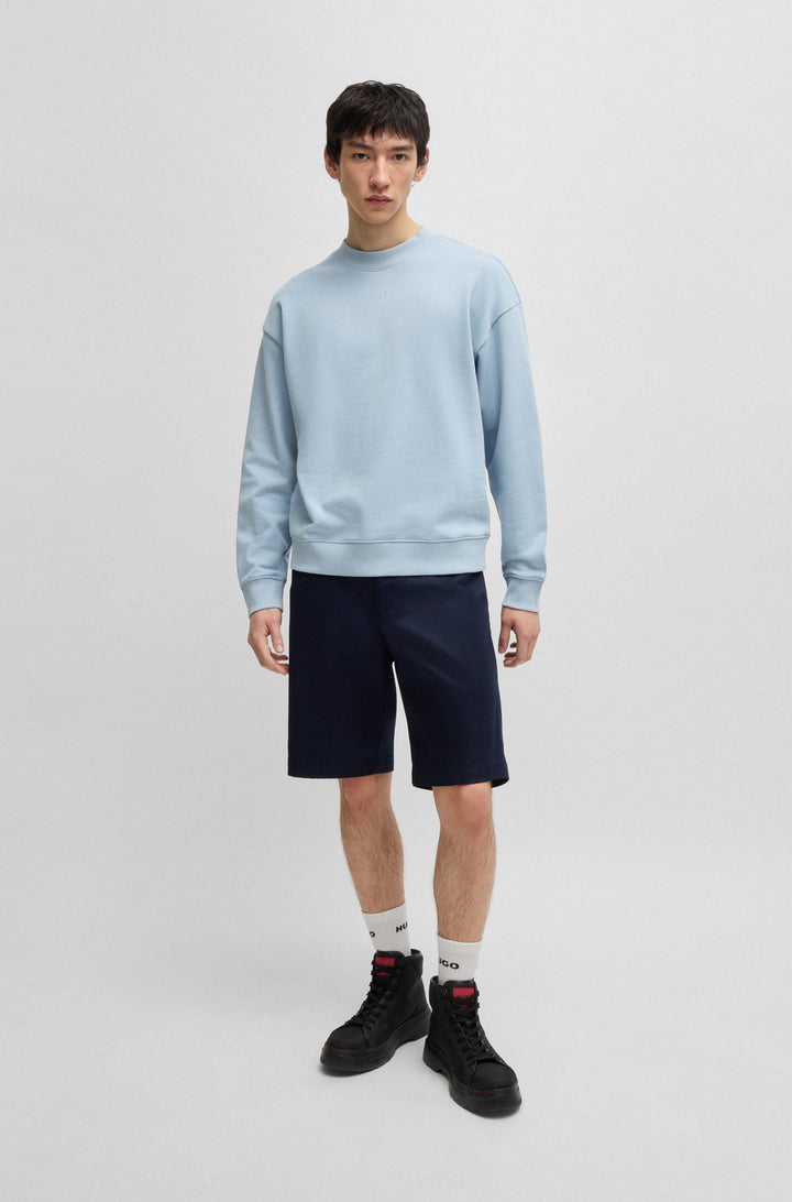 HUGO Sweatshirts Relaxed Fit in Cotton - DAPOCREW 10249110 01-50525892- Concorde Fashion#color_blue-483