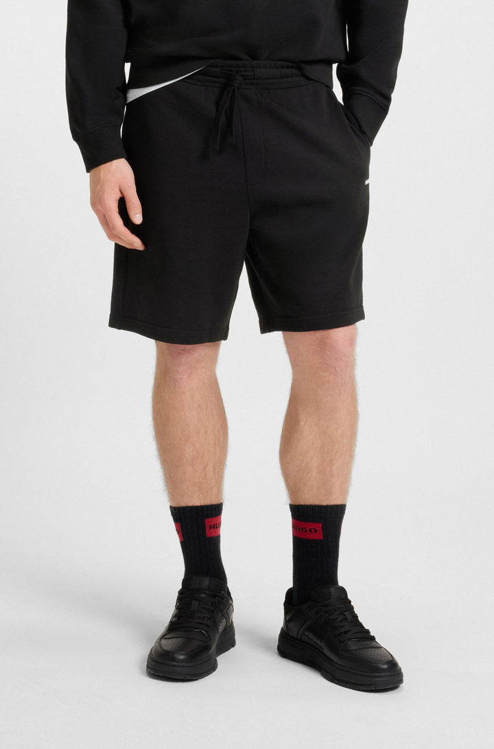 HUGO Shorts Relaxed Fit in Cotton - DAYONO 10249110 01-50530696- Concorde Fashion#color_black-001