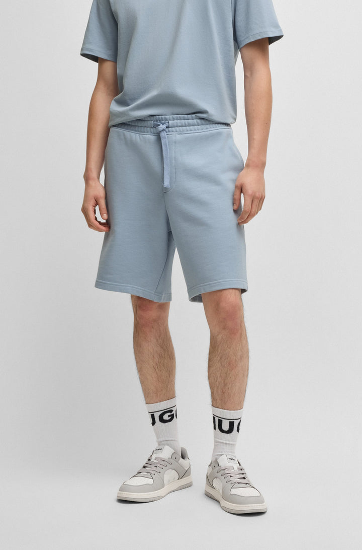 HUGO Shorts Relaxed Fit in Cotton - DAYONO 10249110 01-50530696- Concorde Fashion#color_blue-483