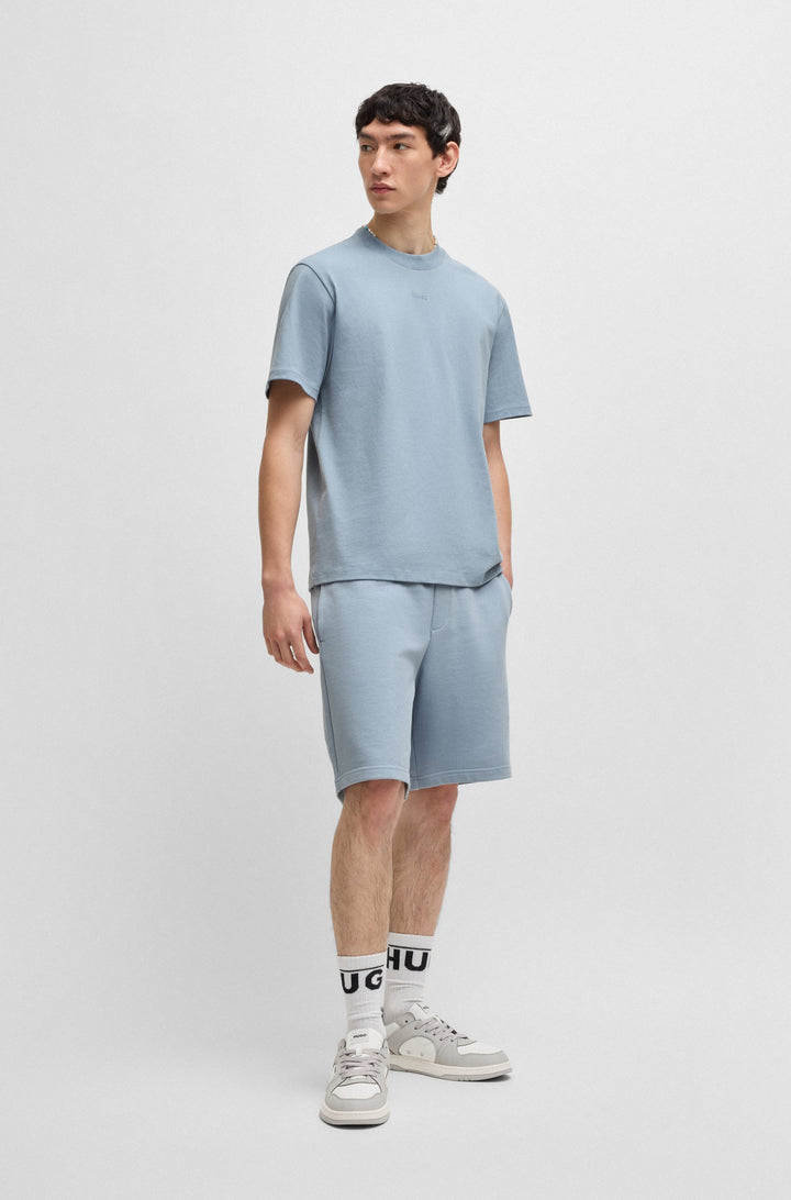 HUGO Shorts Relaxed Fit in Cotton - DAYONO 10249110 01-50530696- Concorde Fashion#color_blue-483