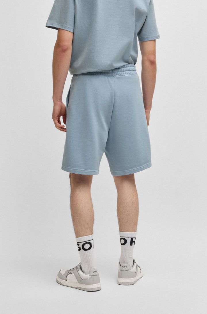 HUGO Shorts Relaxed Fit in Cotton - DAYONO 10249110 01-50530696- Concorde Fashion#color_blue-483
