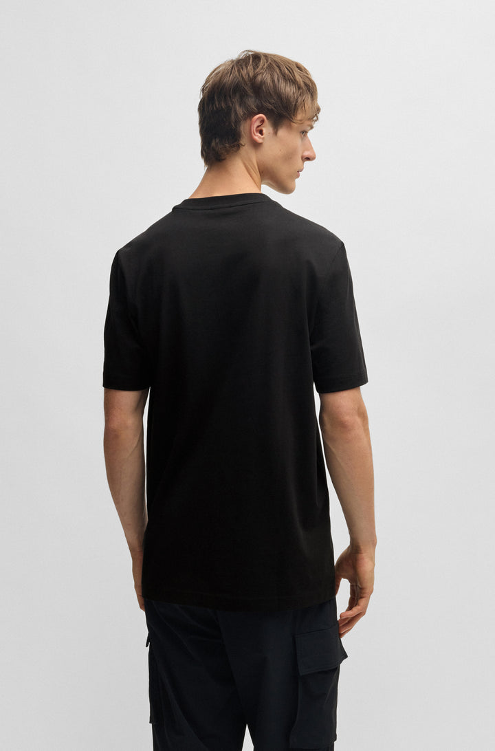 BOSS T-Shirts Regular Fit in Cotton - TE_SPIDERBAT 10249510 01-50534924- Concorde Fashion#color_black-001