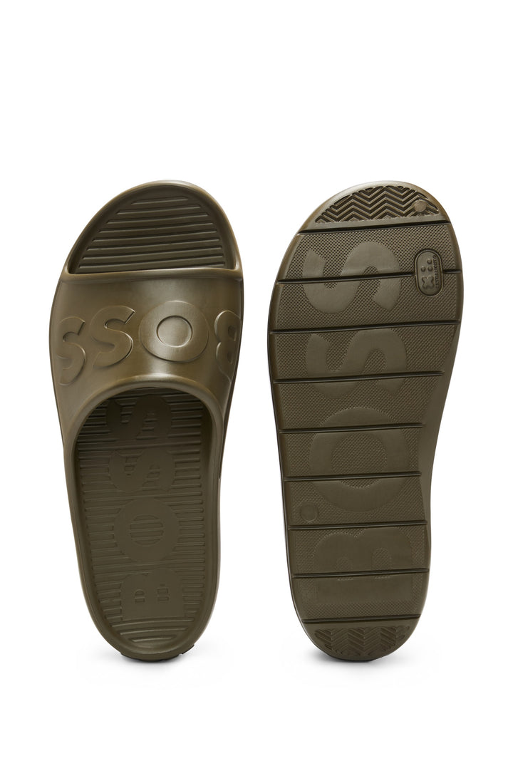 BOSS Sandals  in Plastic - DARIAN_SLID_LG_N 10249951 01-50498207- Concorde Fashion#color_green-361