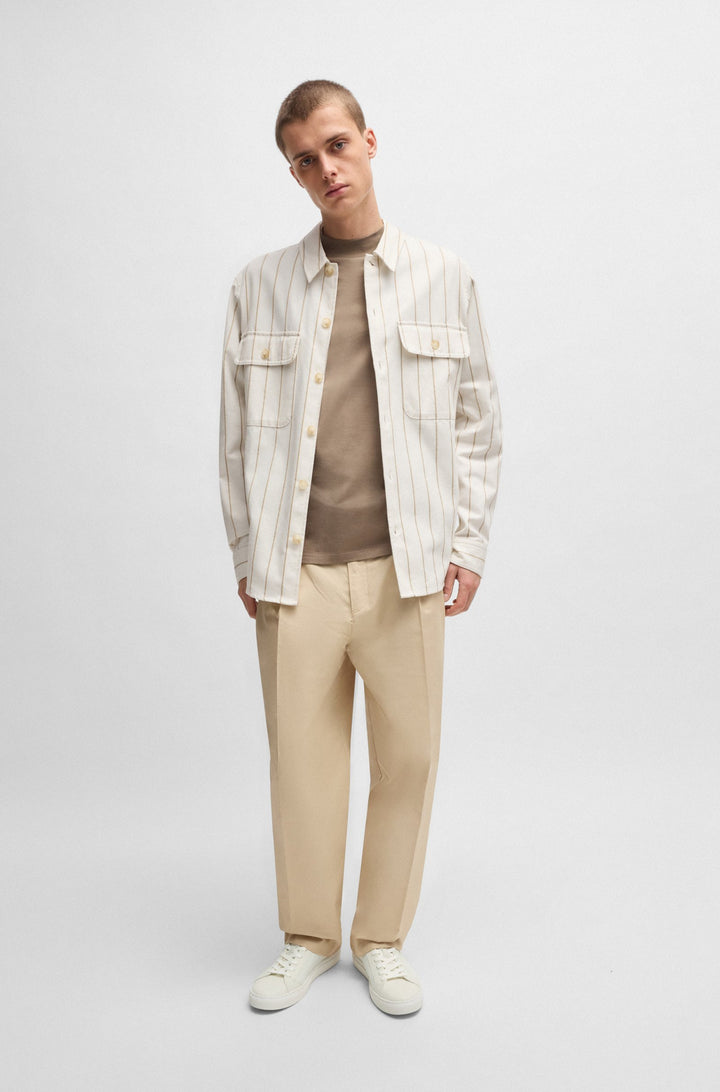 HUGO Casual Shoes  - MORRIE_TENN_MONO_N 50541696- Concorde Fashion#color_white-100