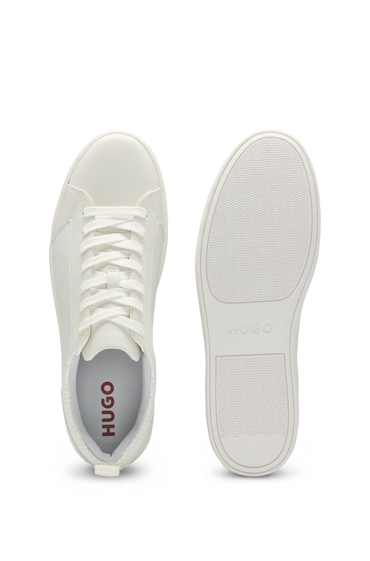 HUGO Casual Shoes  - MORRIE_TENN_MONO_N 50541696- Concorde Fashion#color_white-100