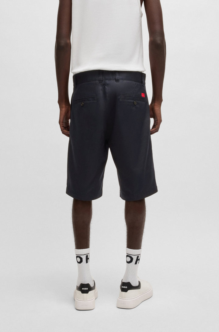 HUGO Shorts Regular Fit in Polyester Mix - DARIK241 10250506 01-50505857- Concorde Fashion#color_navy-405