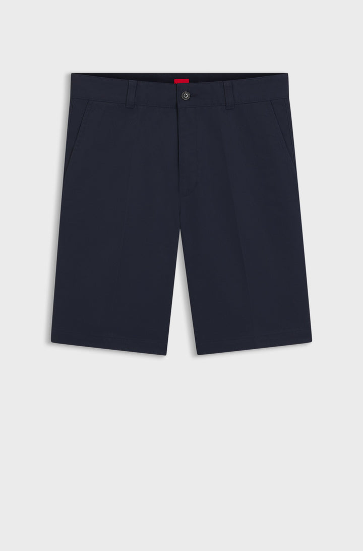 HUGO Shorts Regular Fit in Polyester Mix - DARIK241 10250506 01-50505857- Concorde Fashion#color_navy-405
