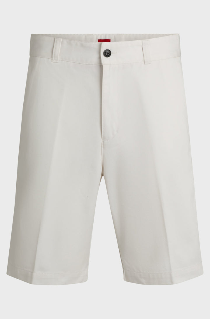 HUGO Shorts Regular Fit in Polyester Mix - DARIK241 10250506 01-50505857- Concorde Fashion#color_white-102